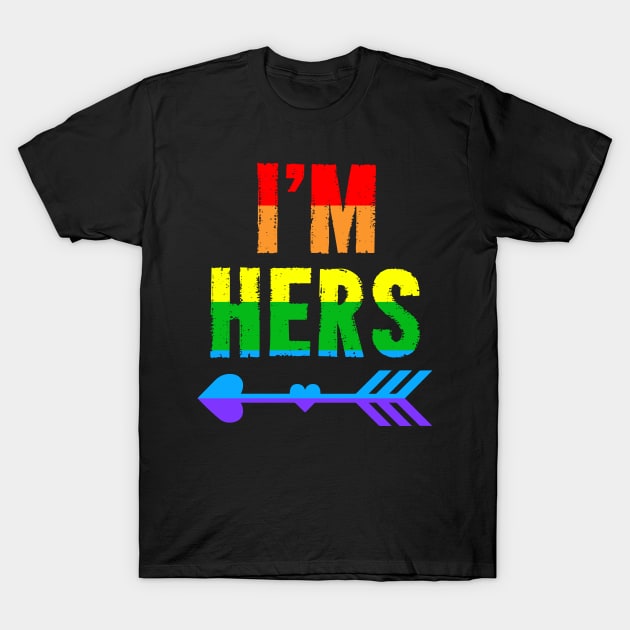 She's Mine I'm Her Couple Matching T-Shirt by LotusTee